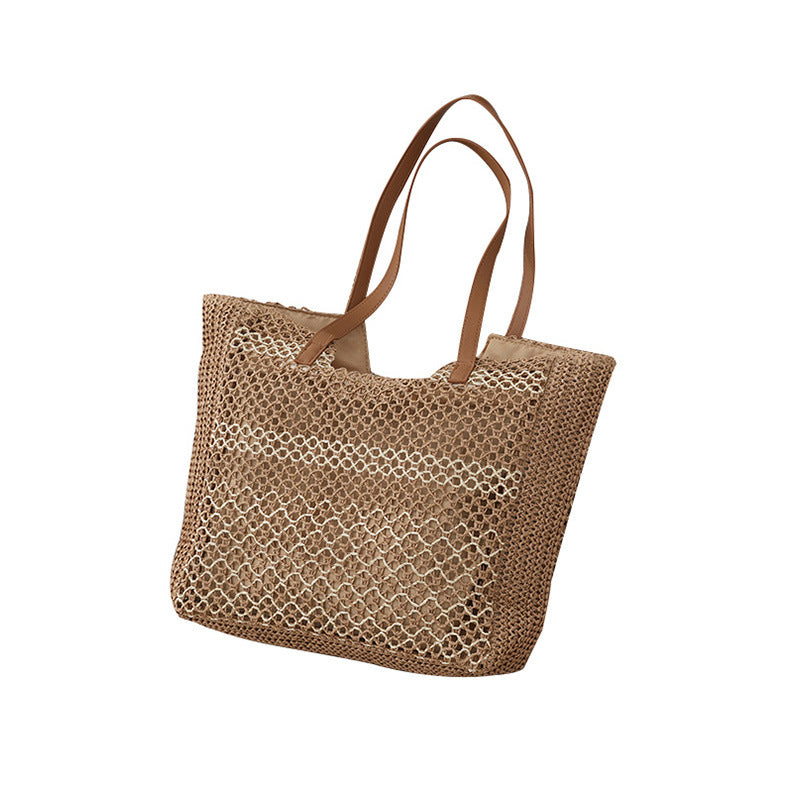 Women's Design Contrast Color Large Capacity Leisure Commute Bags