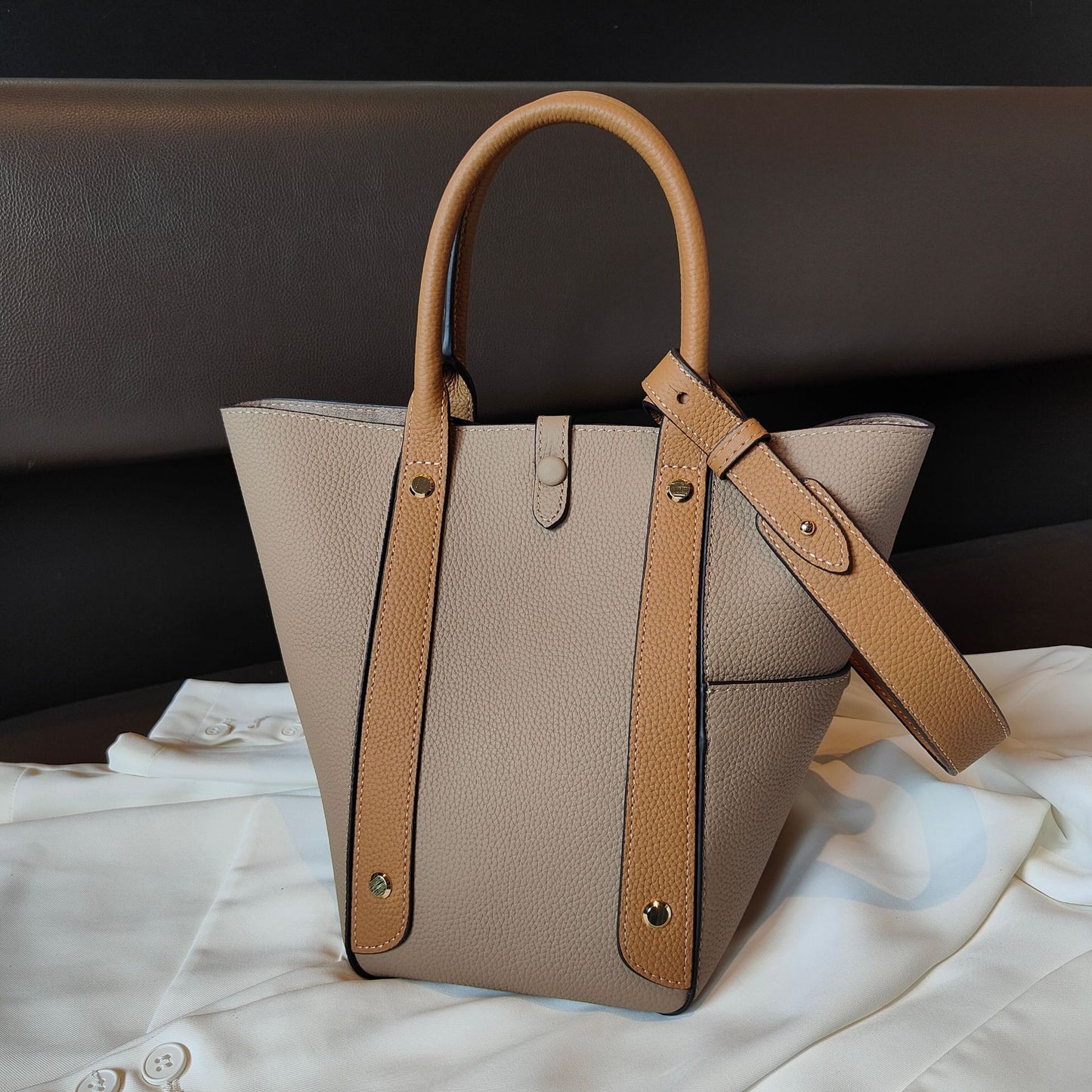 Women's Hailing High-grade First Layer Cowhide Commuter Bags