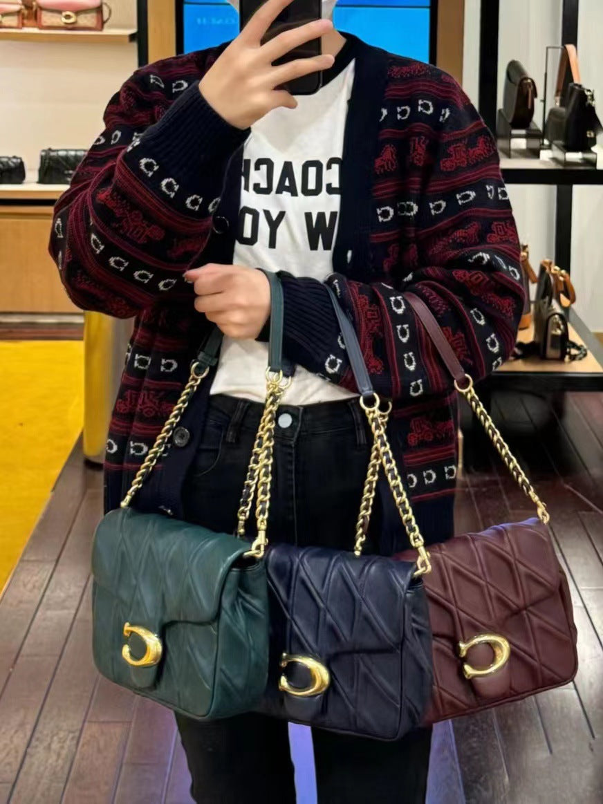 Casual Glamorous Fat Man Series Sheepskin Crossbody Bags