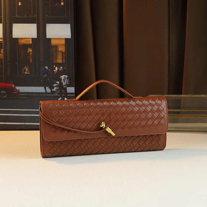 Hand-woven Everyday Joker Baguette Fashion Horizontal Handbags