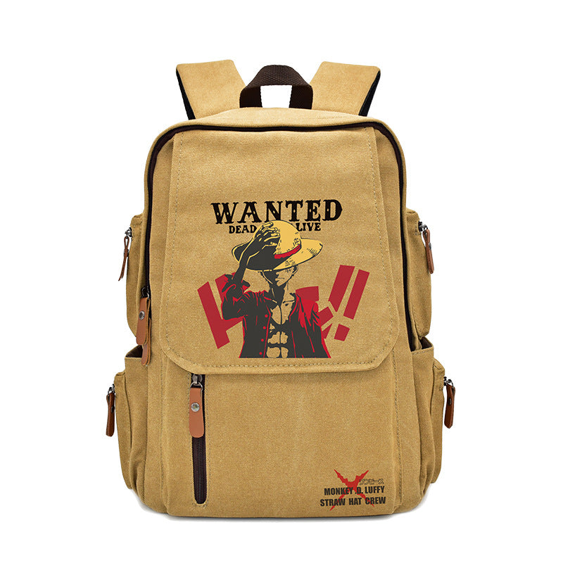 Fire Shadow Totoro One Piece Large Backpacks