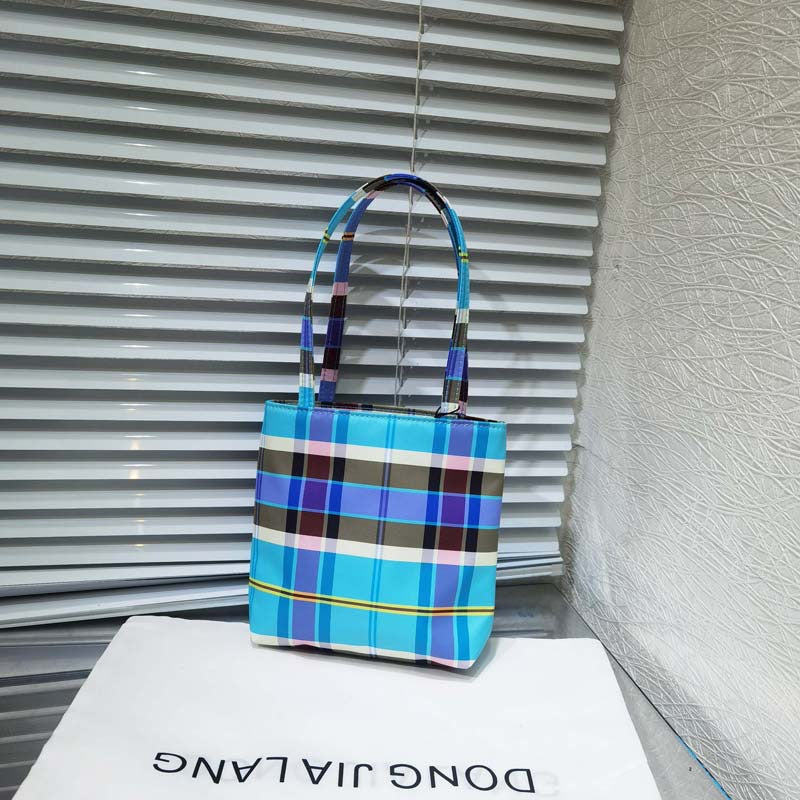 Women's Trendy Printed Plaid Simple Mini Light Handbags