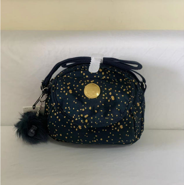 Women's Summer Monkey Fashion Nylon Round Flap Crossbody Bags