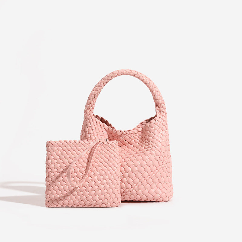 High Quality Texture Hand-woven Vegetable Basket Bucket Bags