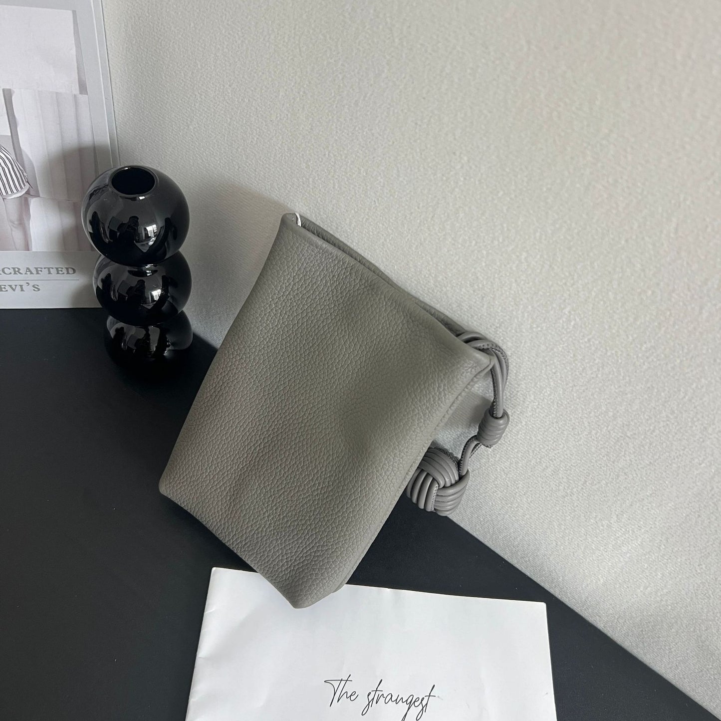 Women's Mini Vertical Mobile Litchi Pattern First Phone Bags