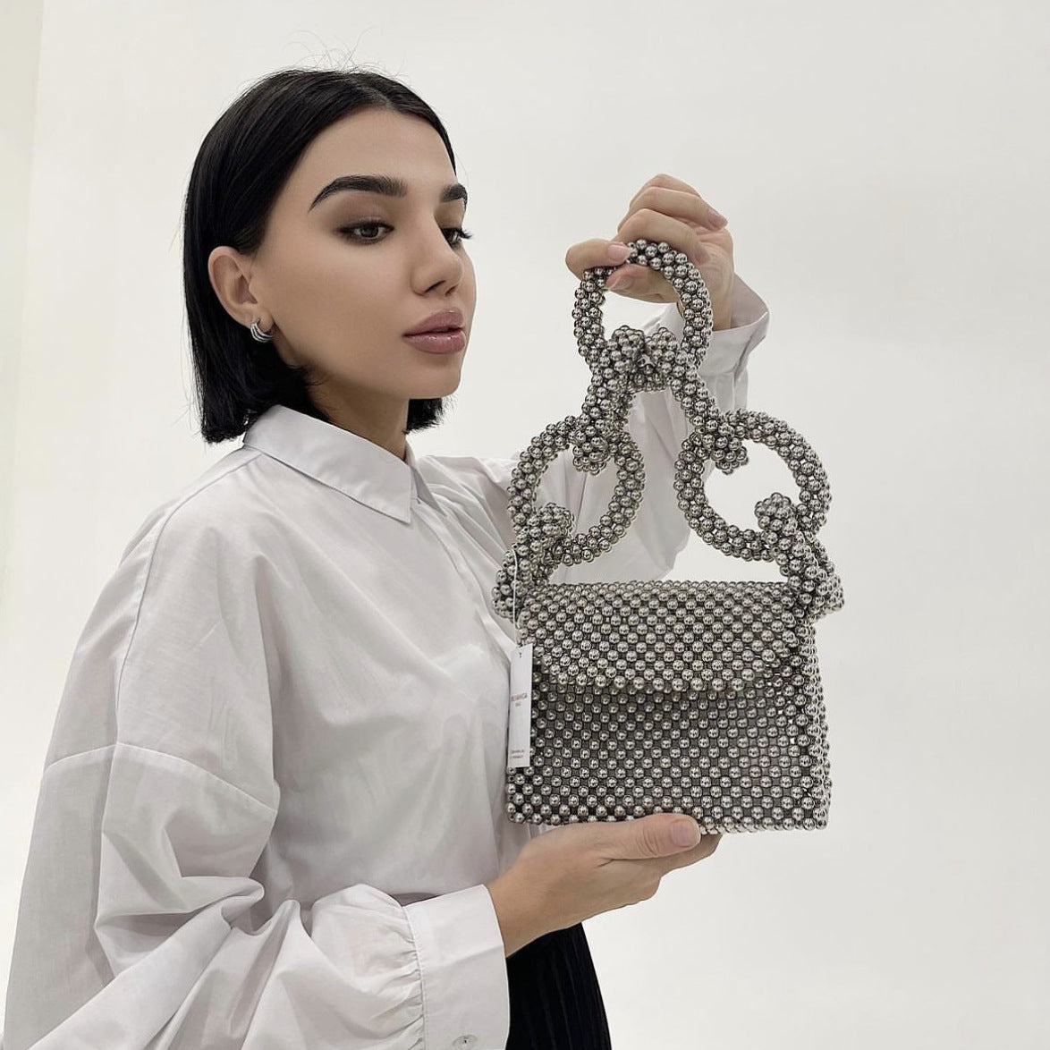 Style Light Luxury Advanced Texture Handmade Handbags
