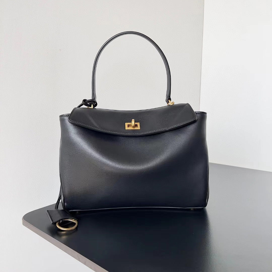 Women's Capacity Commuter First Layer Cowhide Idle Tote Bags