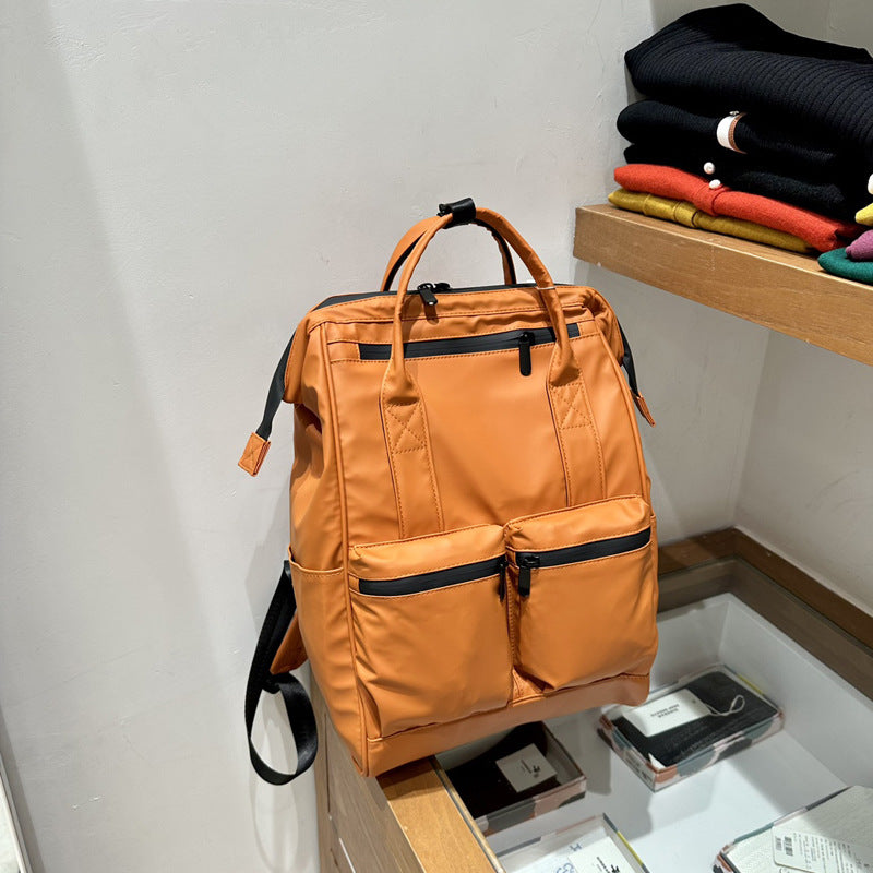 Women's & Men's & College Black Waterproof Commuter Business Backpacks