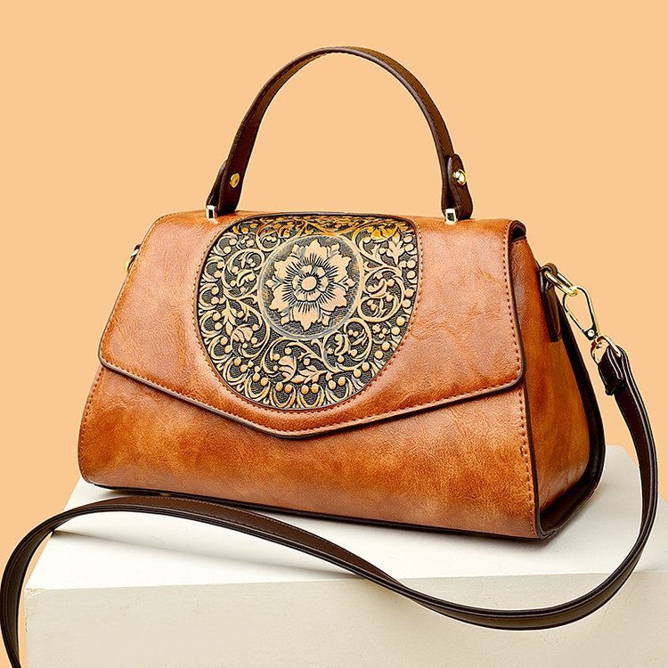Women's Summer Large Capacity Chinese Retro Fashion Crossbody Bags