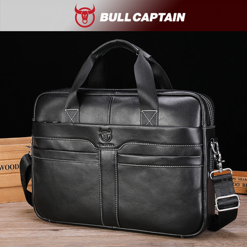 Men's Goods Genuine Business Vintage First Layer Men's Briefcases