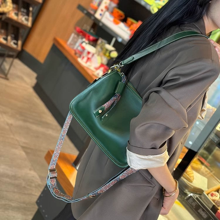 Women's High-grade French Stick Underarm Large Capacity Small Square Bags