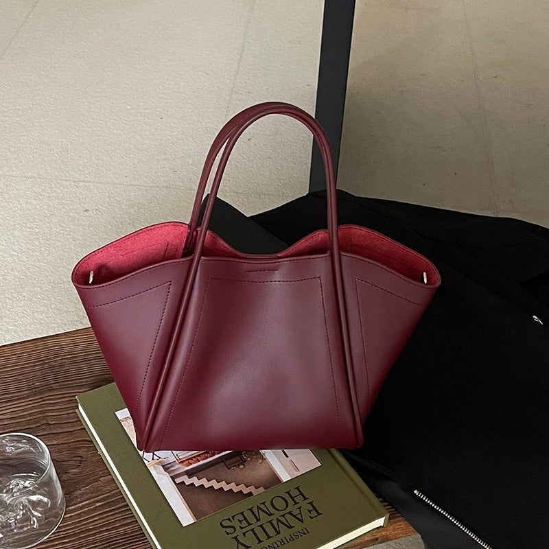 Women's Genuine Leather Wings Style Commuter Large Handbags