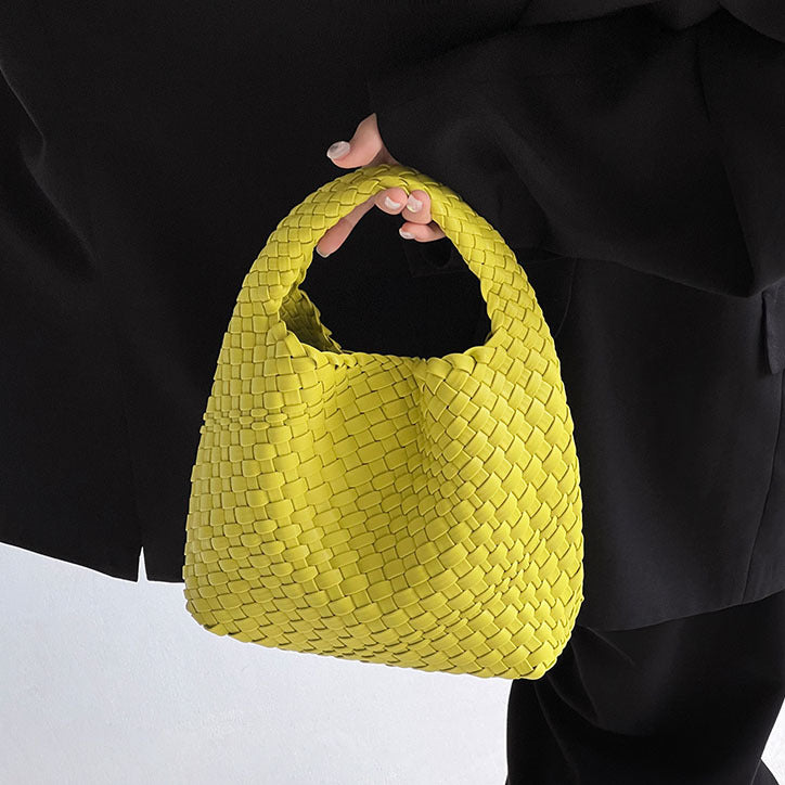 Hand-woven Female Large Capacity Mother Vegetable Tote Bags