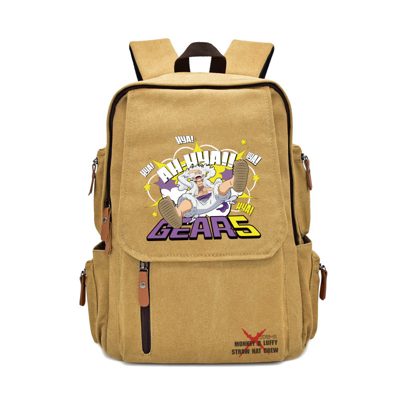 Fire Shadow Totoro One Piece Large Backpacks