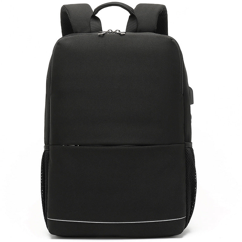Men's Business Lightweight Computer Silk Screen Large Backpacks