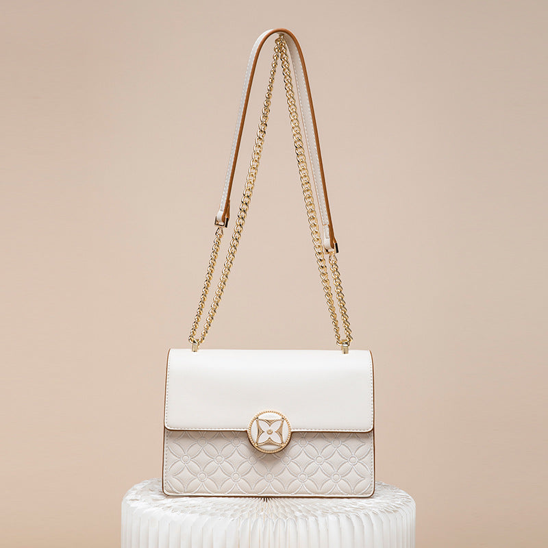 Women's Affordable Luxury Fashion Embroidery Chain Small Square Bags