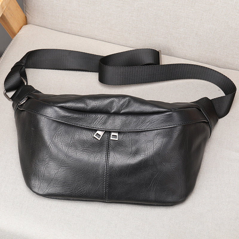 Men's Cattle Leather Large Capacity Convenient Multifunctional Men's Waist Packs