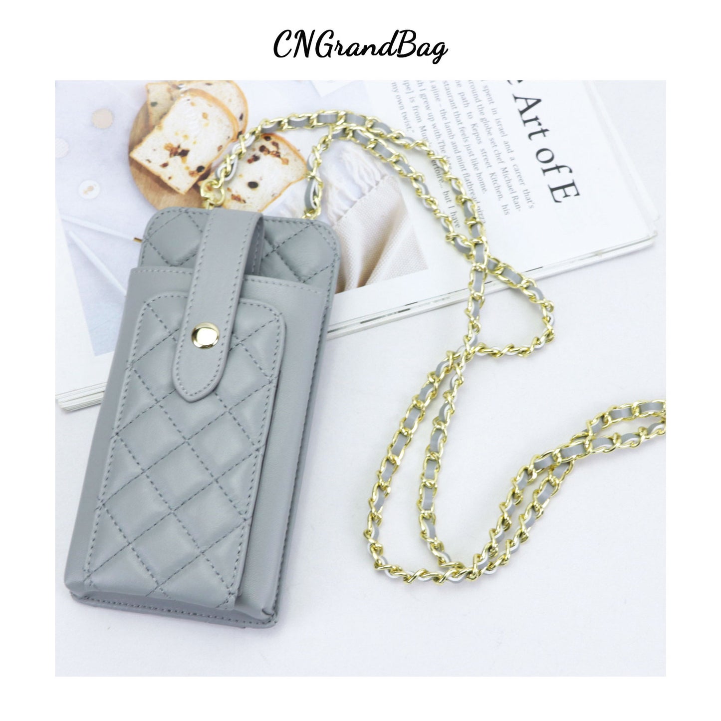 Women's Wild Genuine Sheep Skin Mobile Mini Bags