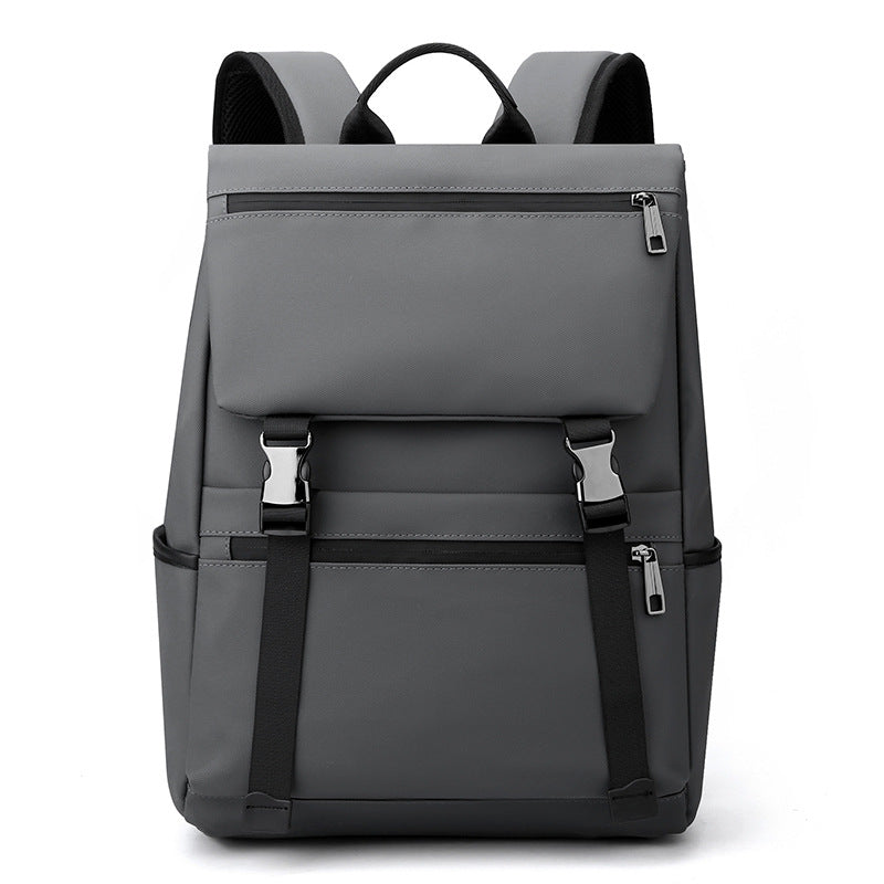 Oxford Cloth Solid Color Business Commute Backpacks