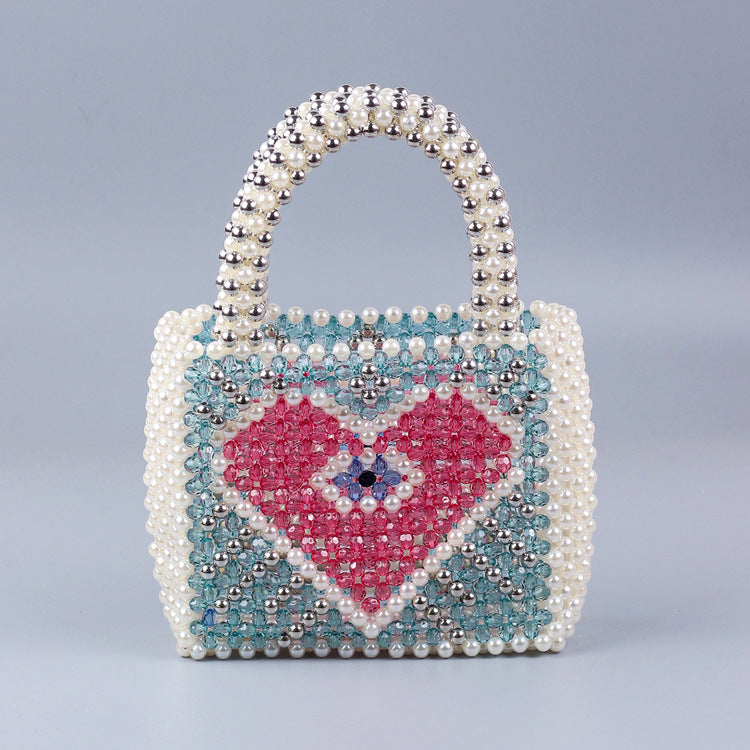 Women's Heart Hand-woven Luxury High Quality Stringed Handbags