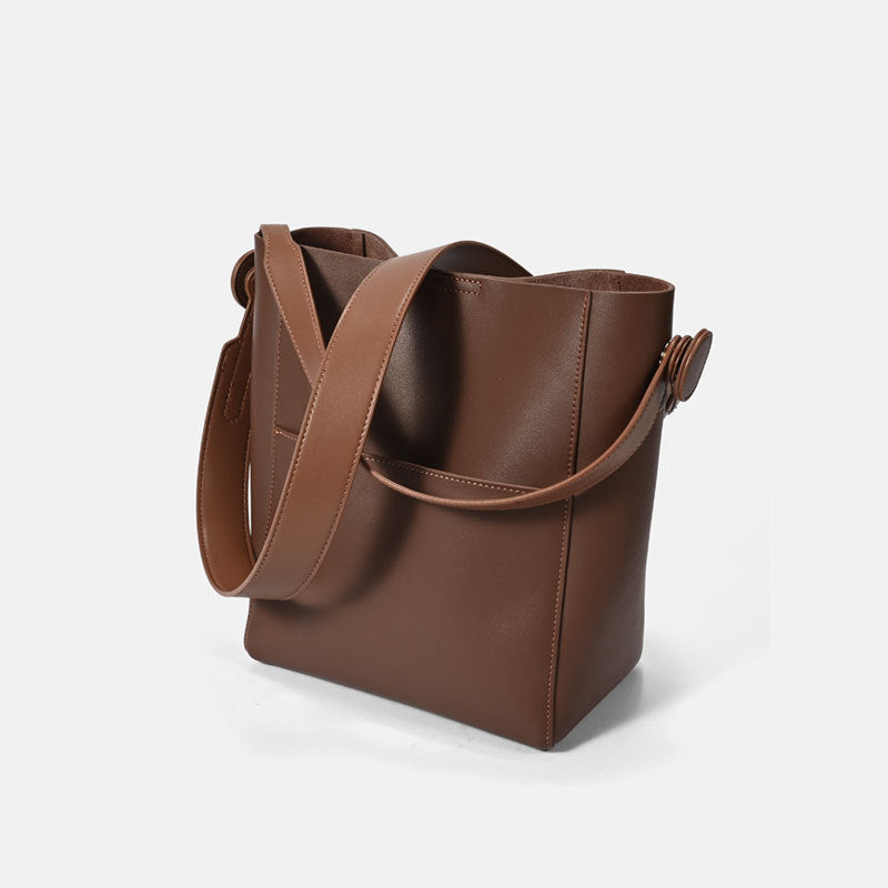 Women's High Sense Niche Leather Fashion Versatile Shoulder Bags
