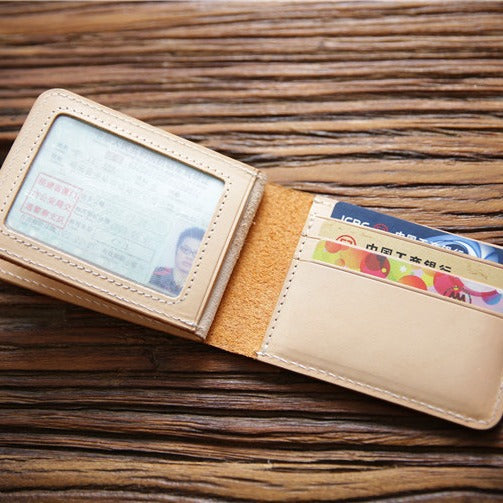 Women's & Men's Hand Vegetable First Layer Cowhide Driving Card Holder