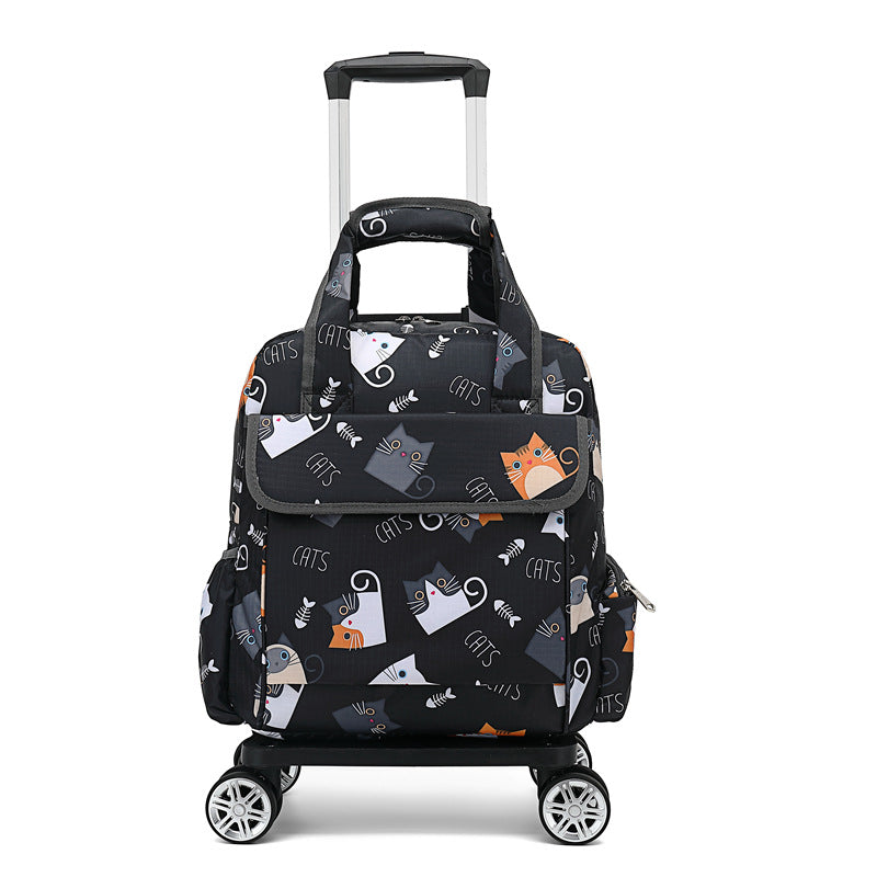 Trendy Foldable Mini Portable Boarding Cloth Travel Bags