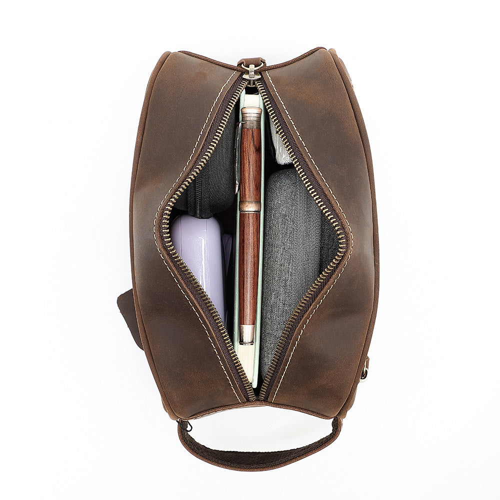 Men's Cowhide Clutch High-grade Buggy Real Leather Men's Handbags