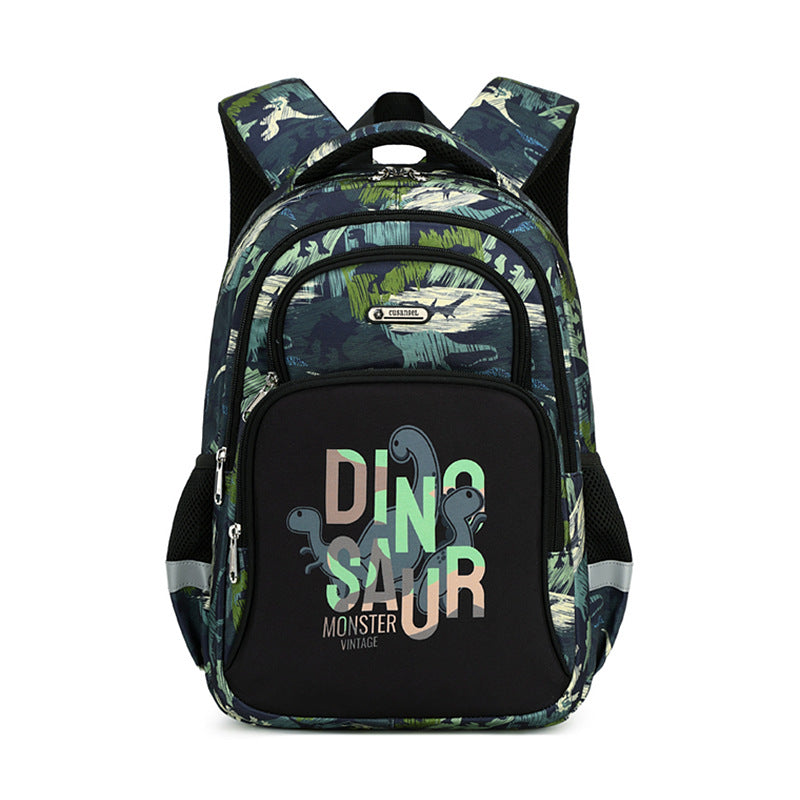 Boys Grade Stylish Lightweight Hu Ji Elementary School Students' Schoolbags