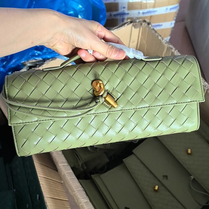 Women's Home Woven Long Clutch Fashion Handmade Handbags