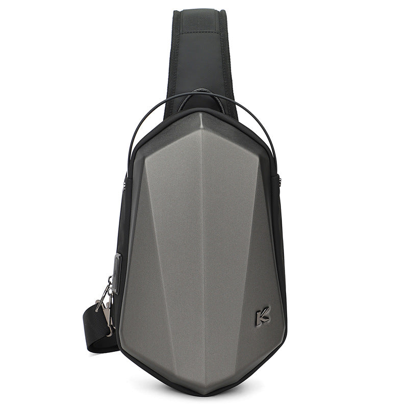 Men's Cool Master Waterproof Hot Pressing Slanted Men's Chest Bags
