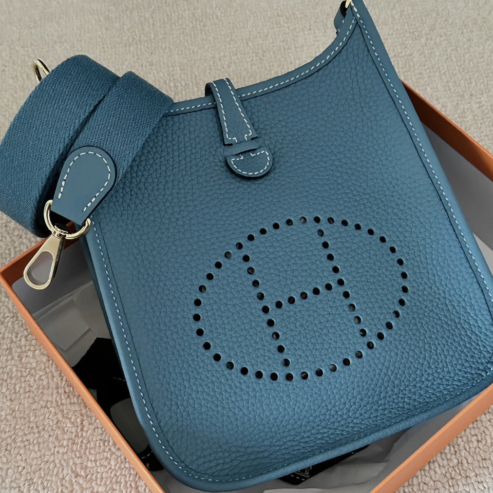 Women's High Version Leather First Layer Cowhide Shoulder Bags
