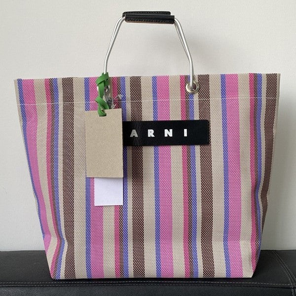 Xi Straw Woven Leisure Shopping Colorful Handbags