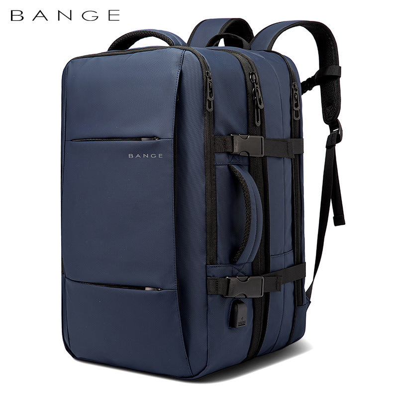 Men's Business Large Capacity Expansion Waterproof Computer Backpacks