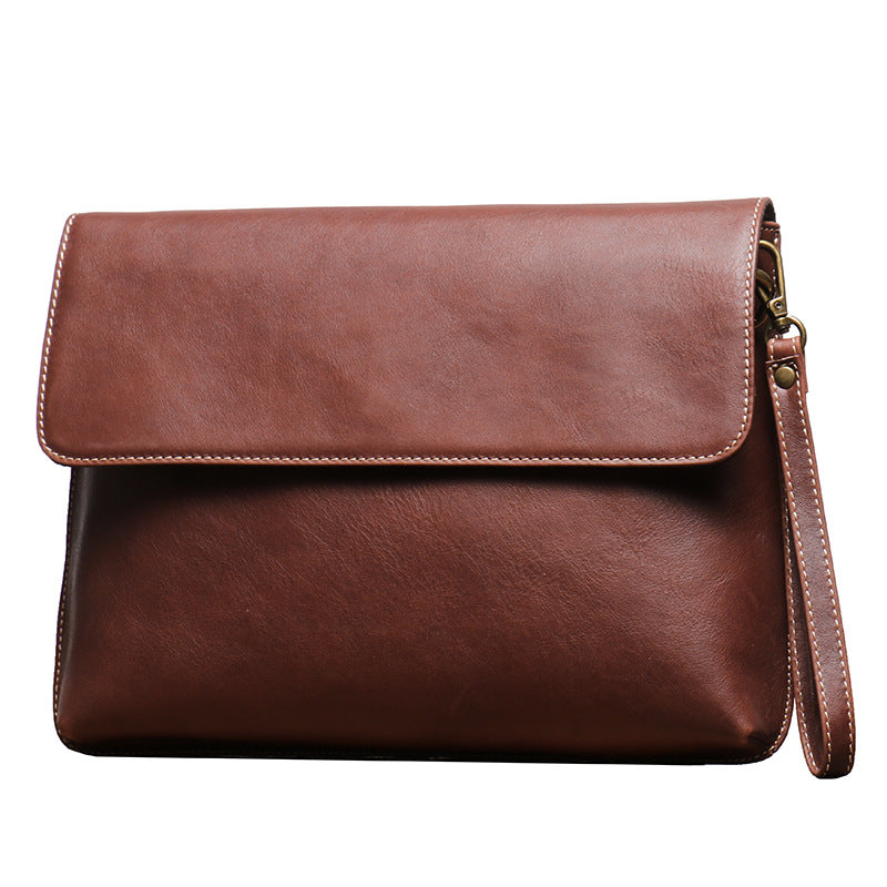 Women's & Men's & Retro Leather Crazy Horse Handmade Bags