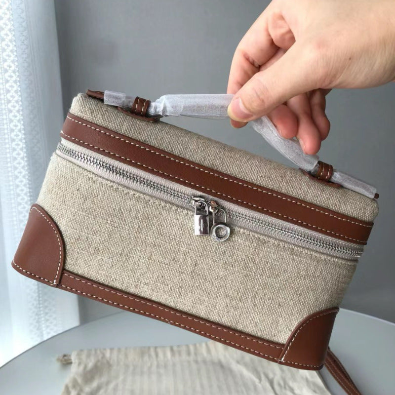 Women's Lunch Box Genuine Leather Portable For Bags