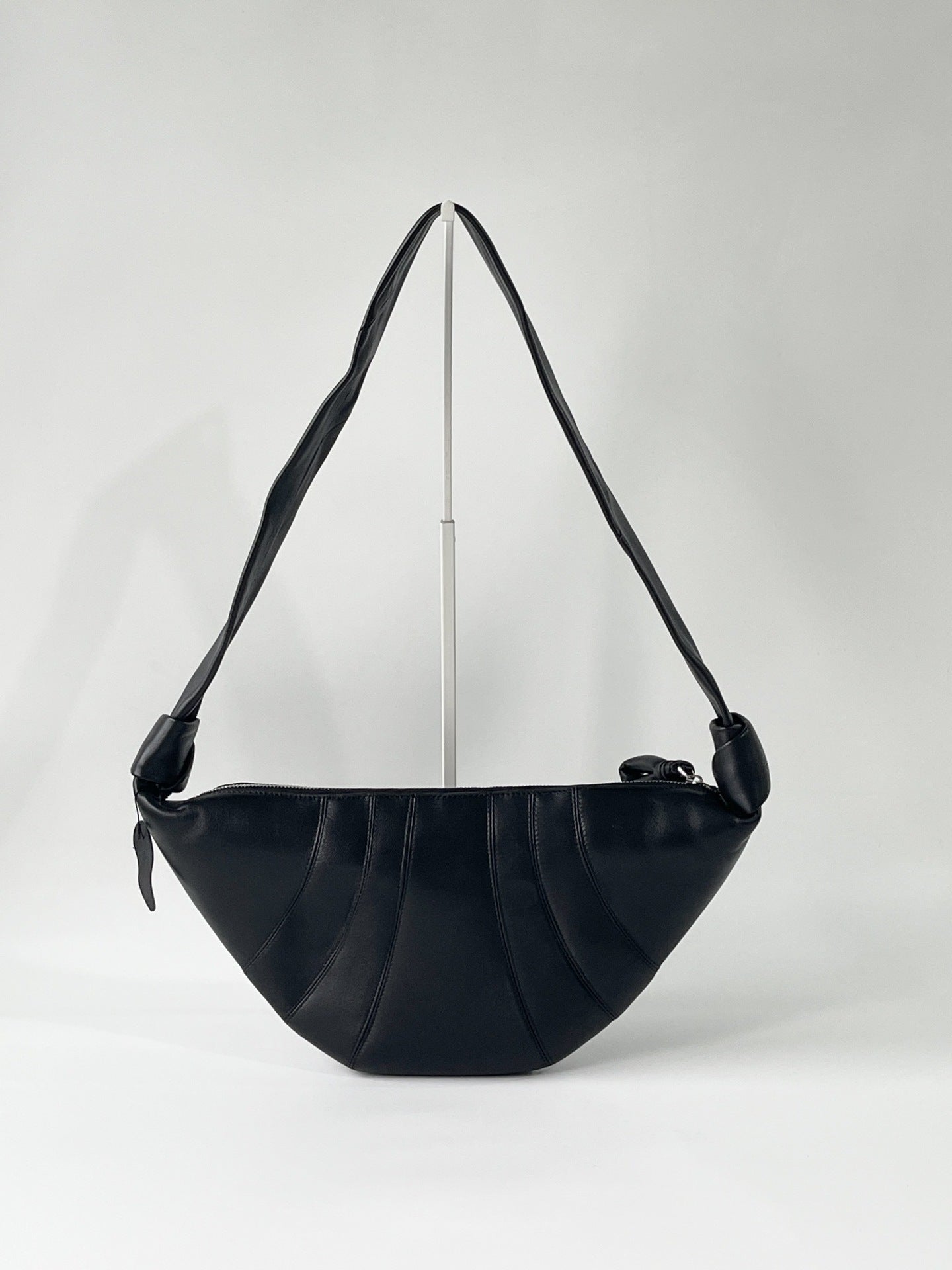 Croissant Soft Sheepskin Dumpling Genuine Leather Underarm Crossbody Bags