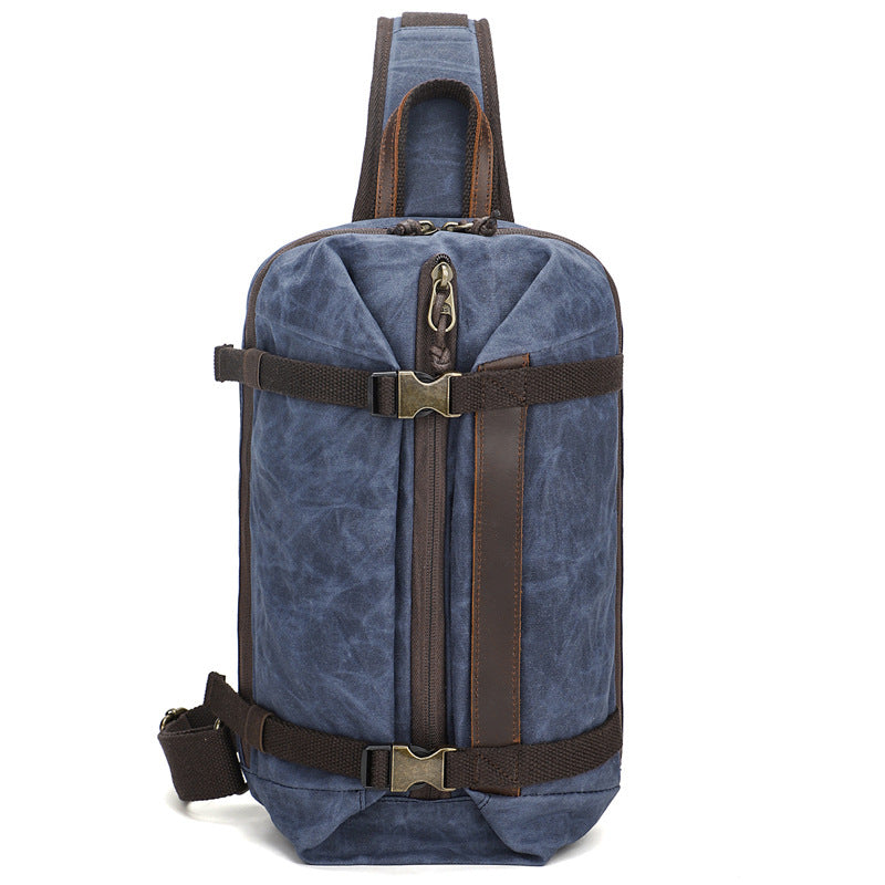 Men's Canvas Retro Large Capacity Fashion Pouch Shoulder Bags