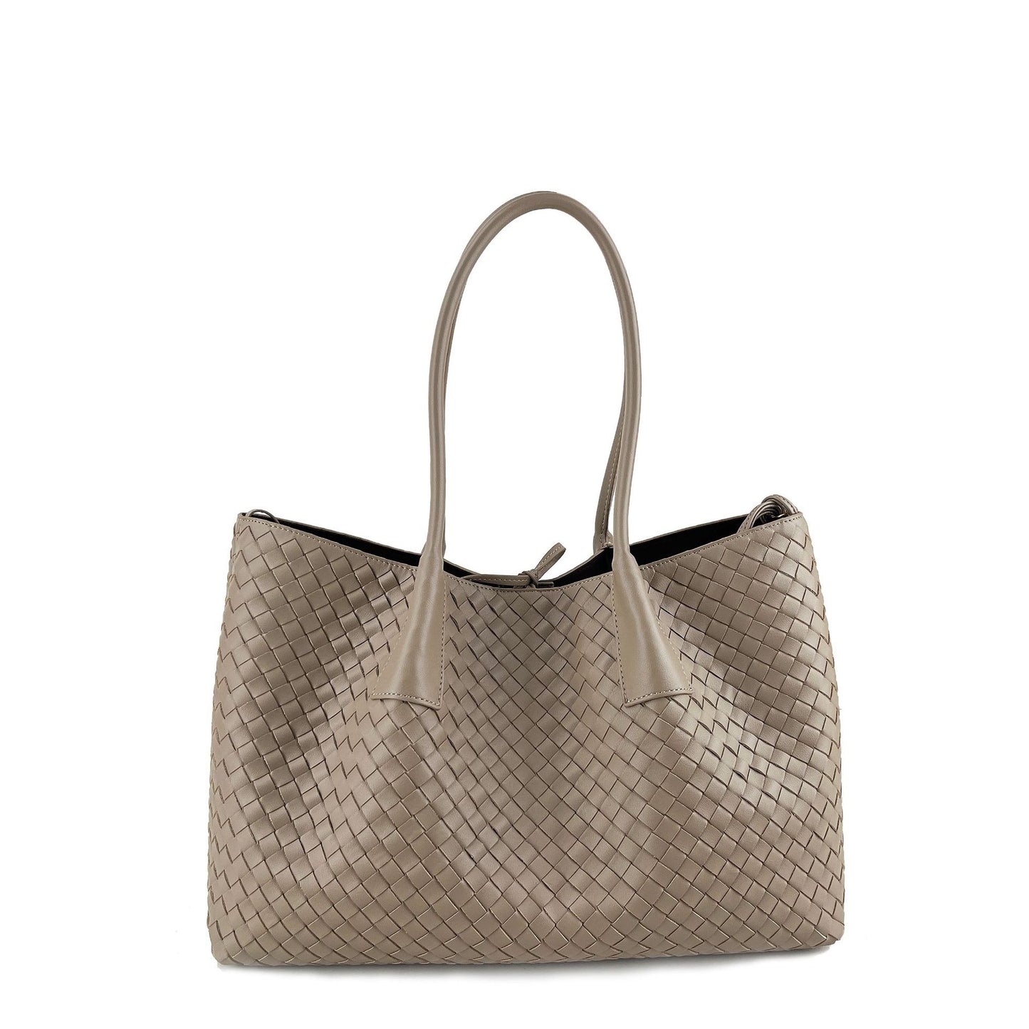 Women's Fashion Trend Woven Vegetable Basket Genuine Shoulder Bags