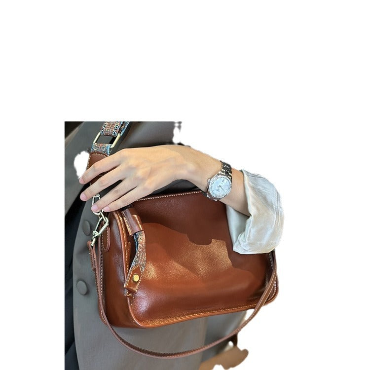 Women's High-grade French Stick Underarm Large Capacity Small Square Bags