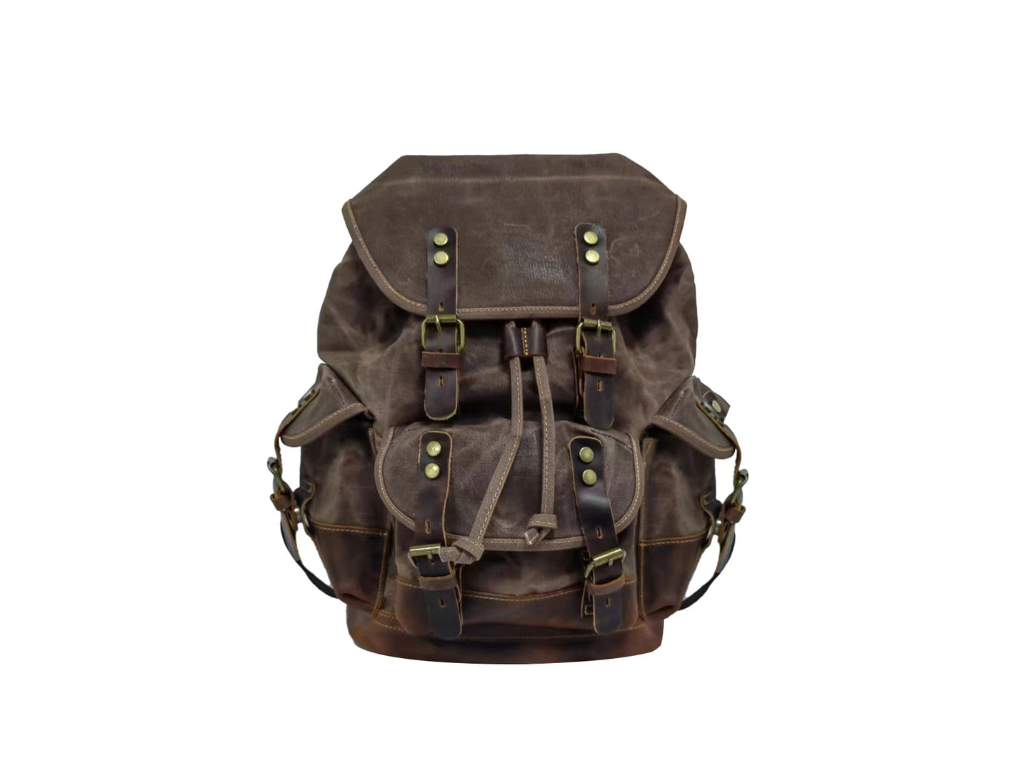 Wax Canvas Computer Large Capacity Hiking Backpacks