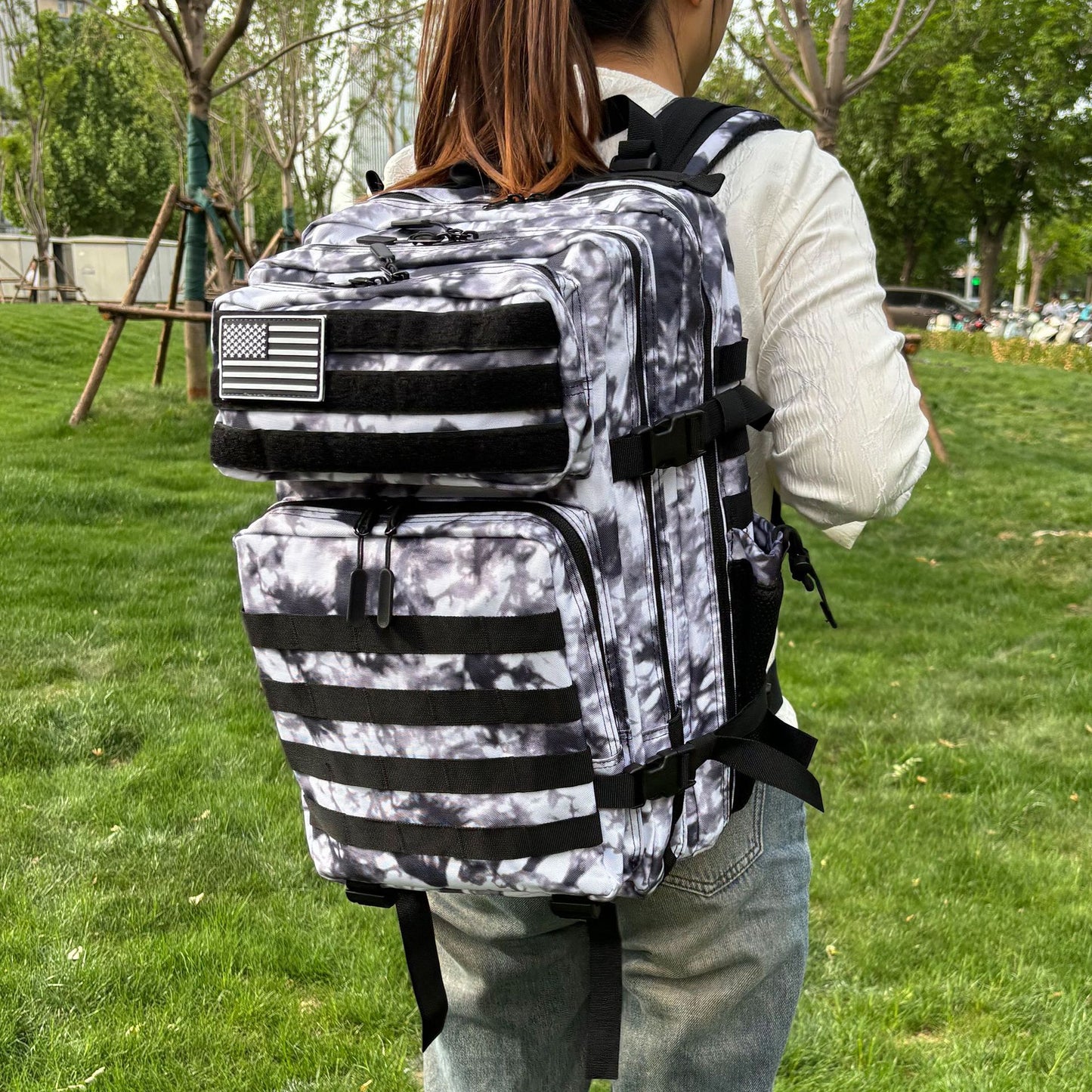 Camouflage Large Capacity Velcro Hard-wearing Waterproof Backpacks