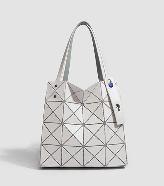 Women's September Underarm Geometric Diamond Pattern Box Shoulder Bags