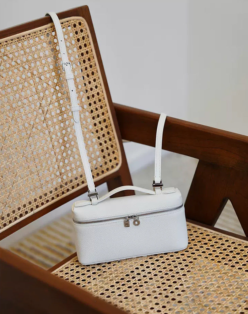 Women's Genuine Leather First Layer Cowhide Lunch Crossbody Bags