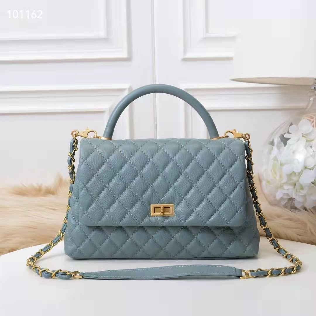Women's Layer Cattlehide Leather Fashion Classic Style Bags