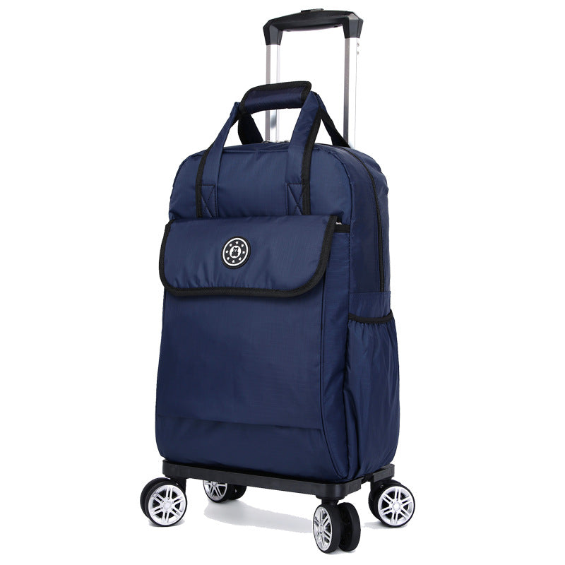 Can Be Pushed Pulled Detachable Large Travel Bags