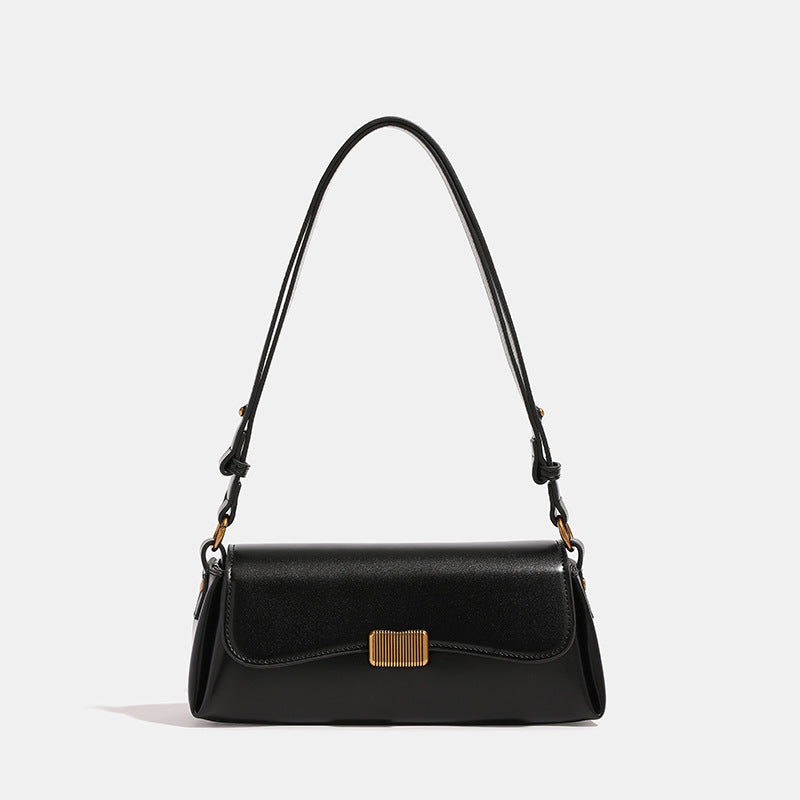 Women's Retro French Stick Underarm Fashionable Design Small Square Bags