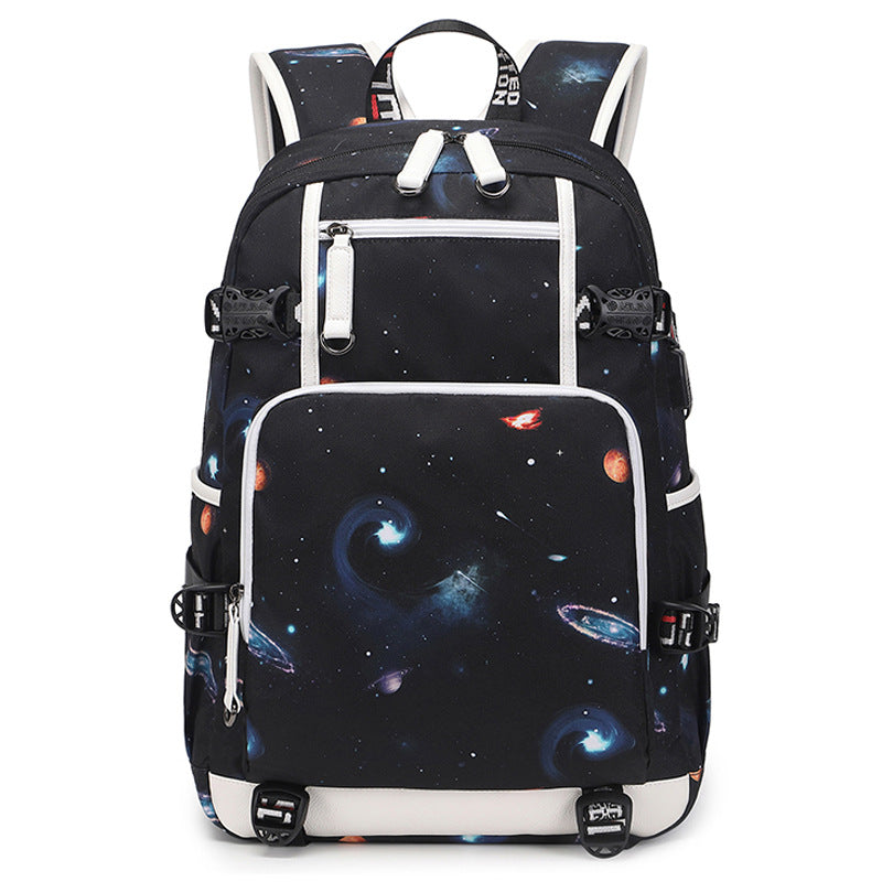 Men's Large Capacity Printing High Quality For Middle School Students' Schoolbags