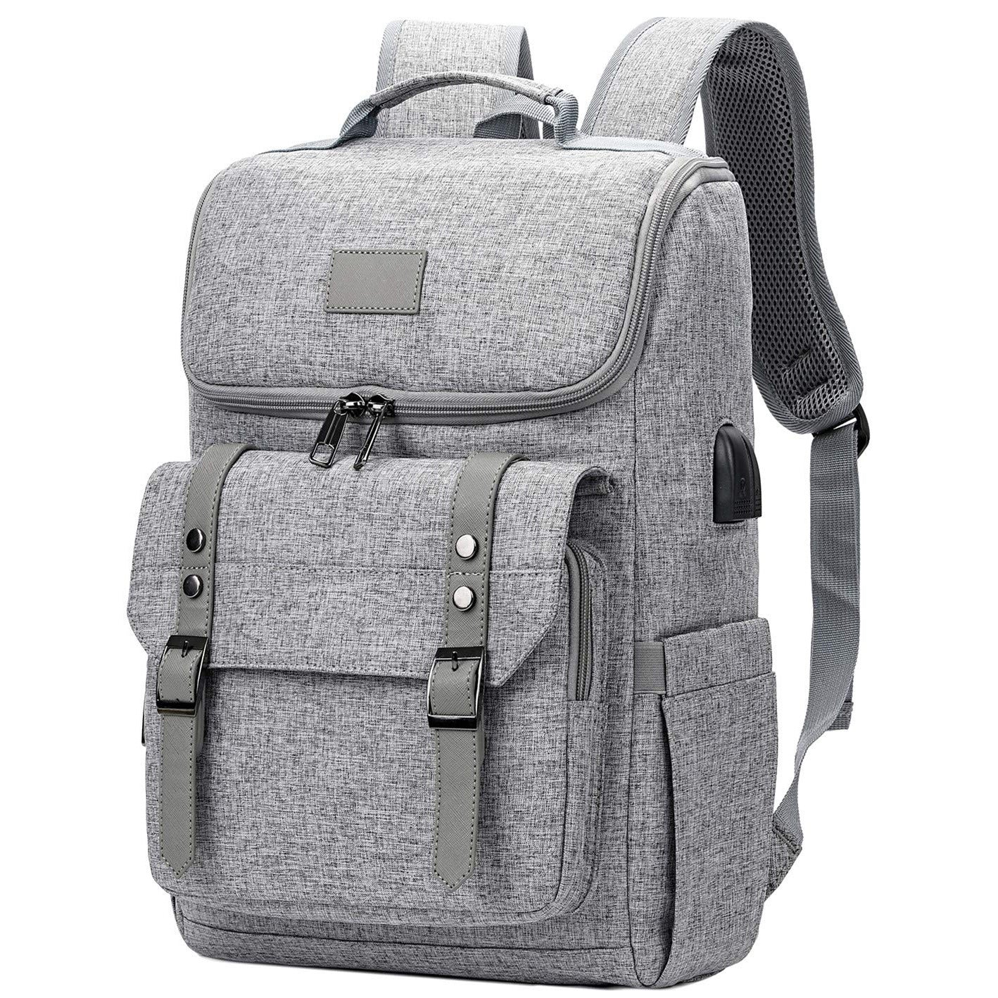 Men's Computer Korean Style Oxford Cloth Vintage Backpacks
