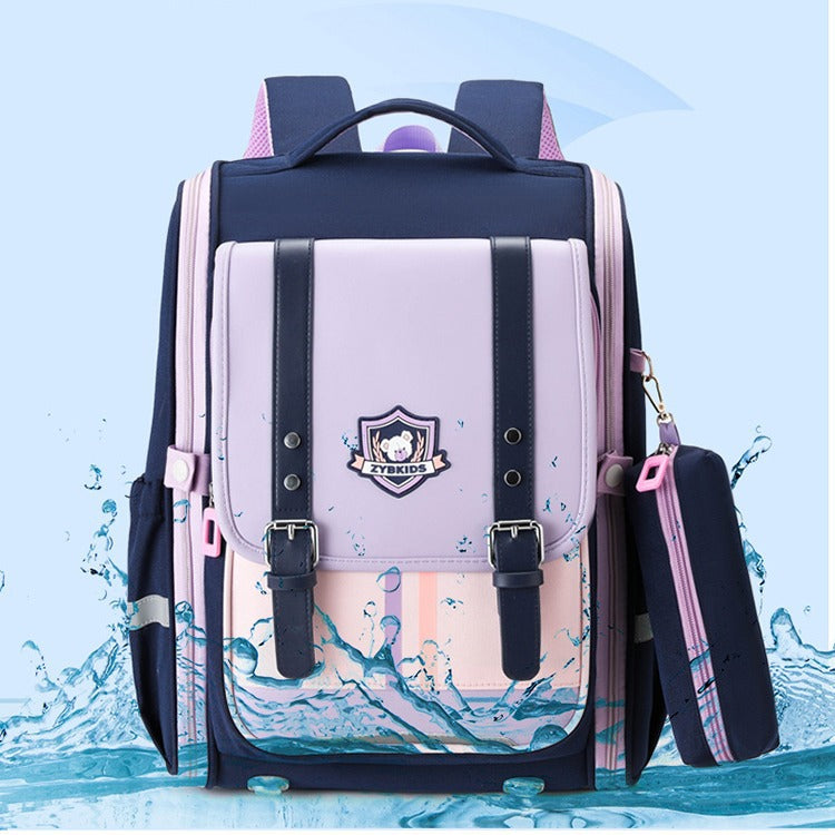 Children's Grade Primary Lightweight Large Capacity Burden Reduction Spine Elementary School Students' Schoolbags